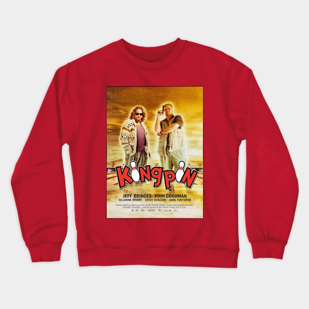 Wrong Kingpin Crewneck Sweatshirt by jonah block